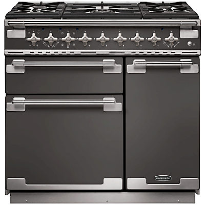 Rangemaster Elise 90 Dual Fuel Range Cooker Stainless Steel/Chrome Trim Rangemaster Elise 90 Dual Fuel Range Cooker Stainless Steel/Chrome Trim